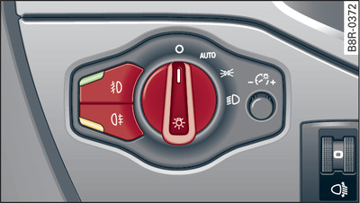 Dashboard: Lichtschakelaar