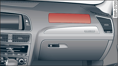 Passagerarairbag i instrumentpanelen