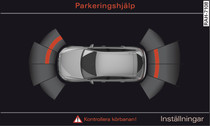 Infotainment: Optisk avståndsvisning