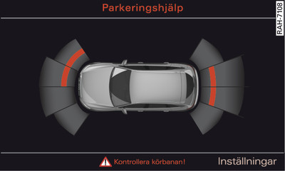 Infotainment: Optisk avståndsvisning