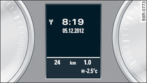 Gösterge tablosu: Kilometre sayacı