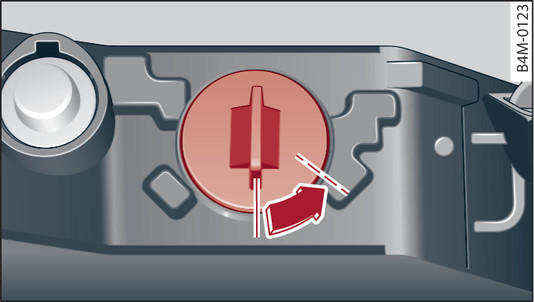 Fig. 317 Detail of rear light: Removing bulb