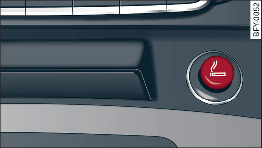 Fig. 67 Front centre console: Cigarette lighter