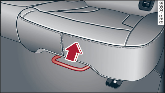 Fig. 60 Réglage longitudinal* du siège