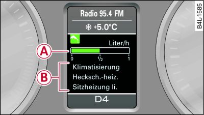 Display: Zusatzverbraucher