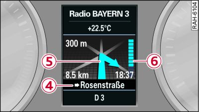 Display when a turn-off is required