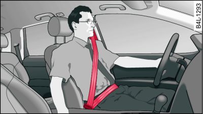 Positioning of head restraints and seat belts