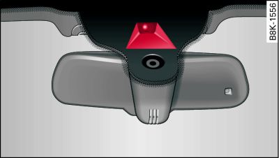 Windscreen: Camera window for lane assist