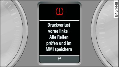 Pantalla: Testigo de control con indicación para el conductor