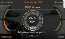 Menu principal do DVD