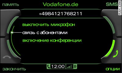 Попеременный сеанс связи с двумя абонентами