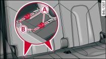 Третий ряд сидений*: монтаж фиксирующих гнезд для детских сидений «ISOFIX»