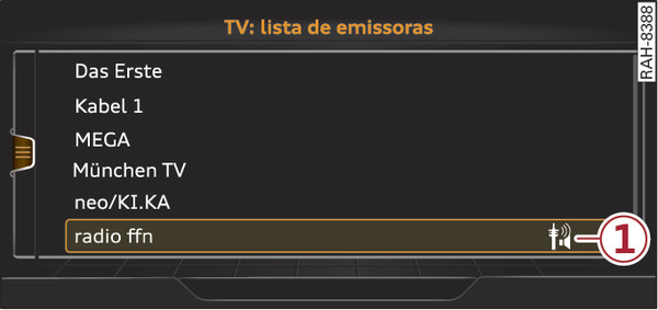 Fig. 261Lista de emissoras TV