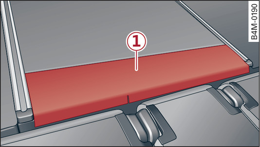 Abb. 108 Gepäckraum: Abdeckung