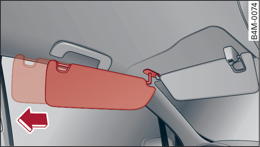 Fig. 42 Deluxe sun visor