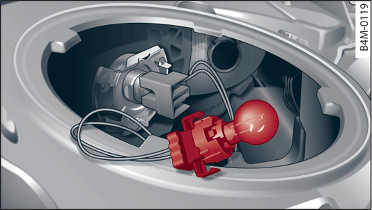 Fig. 362 Headlight: Bulb holder for turn signal