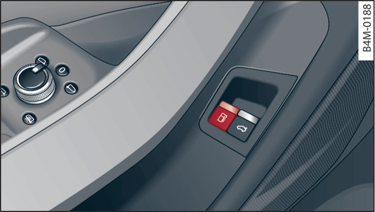 Fig. 111 Driver s door:  button