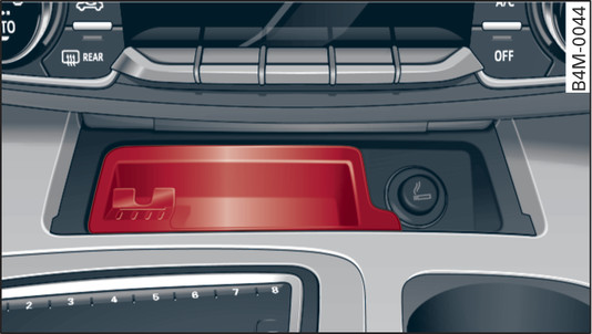 Fig. 66 Console centrale : cendrier