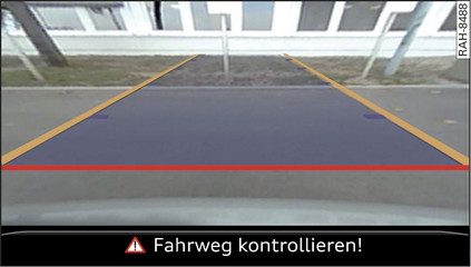 Abb. 77 Infotainment: Fahrzeug ausrichten