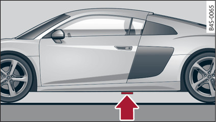 Fig. 179 Sill: Jacking point (example)