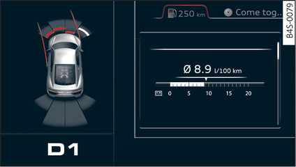 Fig. 72 Graphical distance display