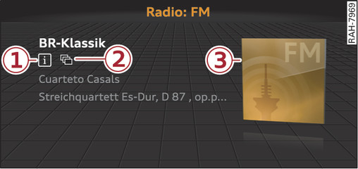 Fig. 121 Radio view: Detailed station information