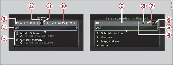 Fig. 90Teclado alfanumérico