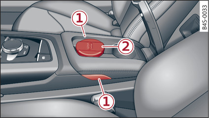 Fig. 51Copertura sollevata: posacenere