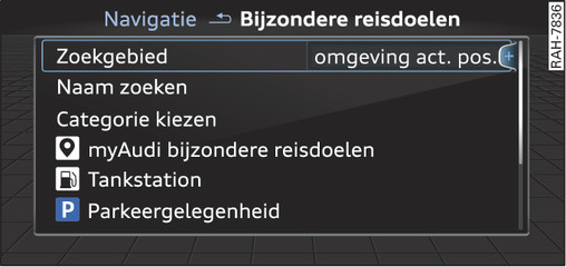 Afbeelding 110Bijzonder reisdoel ingeven
