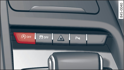 Bilde 60Midtkonsoll: Tast for start-/stoppsystem