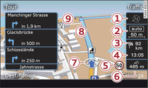 Map with crosshairs switched off