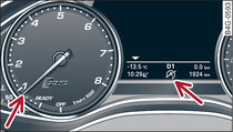 Instrument cluster: Engine stop temporarily unavailable