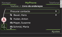 Indicação com MMI touch ativo