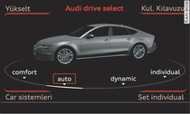 Bilgilendirici sistem: Drive select