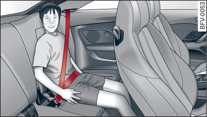 Fig. 186 Child in the rear seat