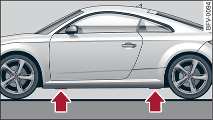 Fig. 241 Sills: markings (example)