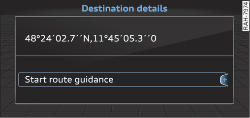 Fig. 147 Setting map position as destination