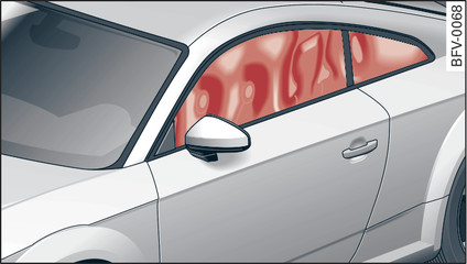 Fig. 213 Airbag rideau déployé