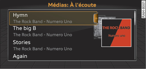 Fig. 173 Liste de lecture