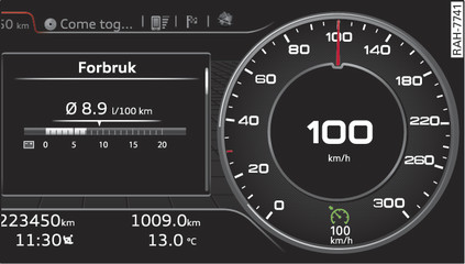 Bilde 90Display: Valgt hastighet