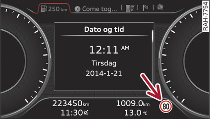 Bilde 16Kombiinstrument: Tilleggsvisning