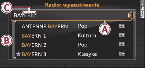 Rys. 129Propozycja wpisywania w radiu