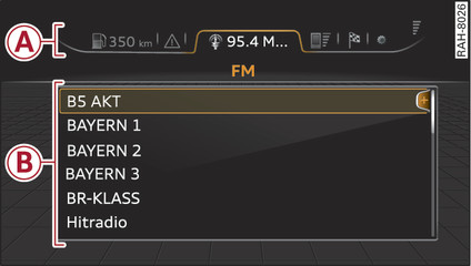 Fig. 6Vista do visor do Infotainment