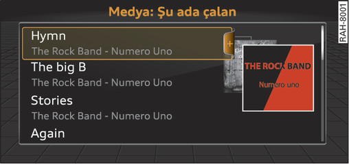 Şek. 173Çalma listesi