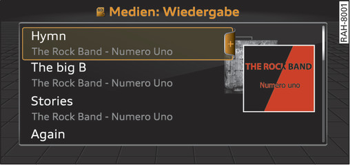 Abb. 171 Beispiel: Wiedergabeliste