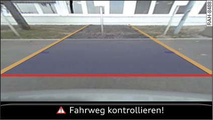 Abb. 106 Infotainment: Fahrzeug ausrichten