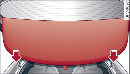 Fig. 55 Luggage compartment cover released