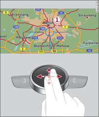 Fig. 124Desplazar el mapa