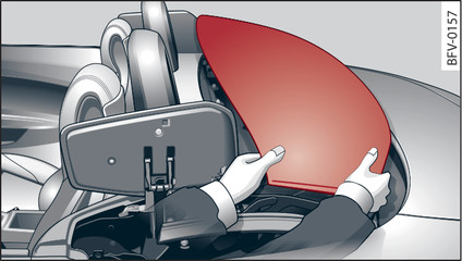 Fig. 37 Soft top in storage box