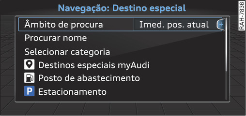 Fig. 155Introduzir um destino individual